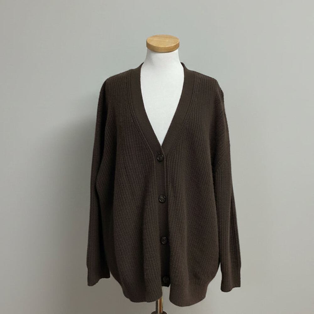 Jenni Kayne brown cashmere Cocoon sweater, Size M
